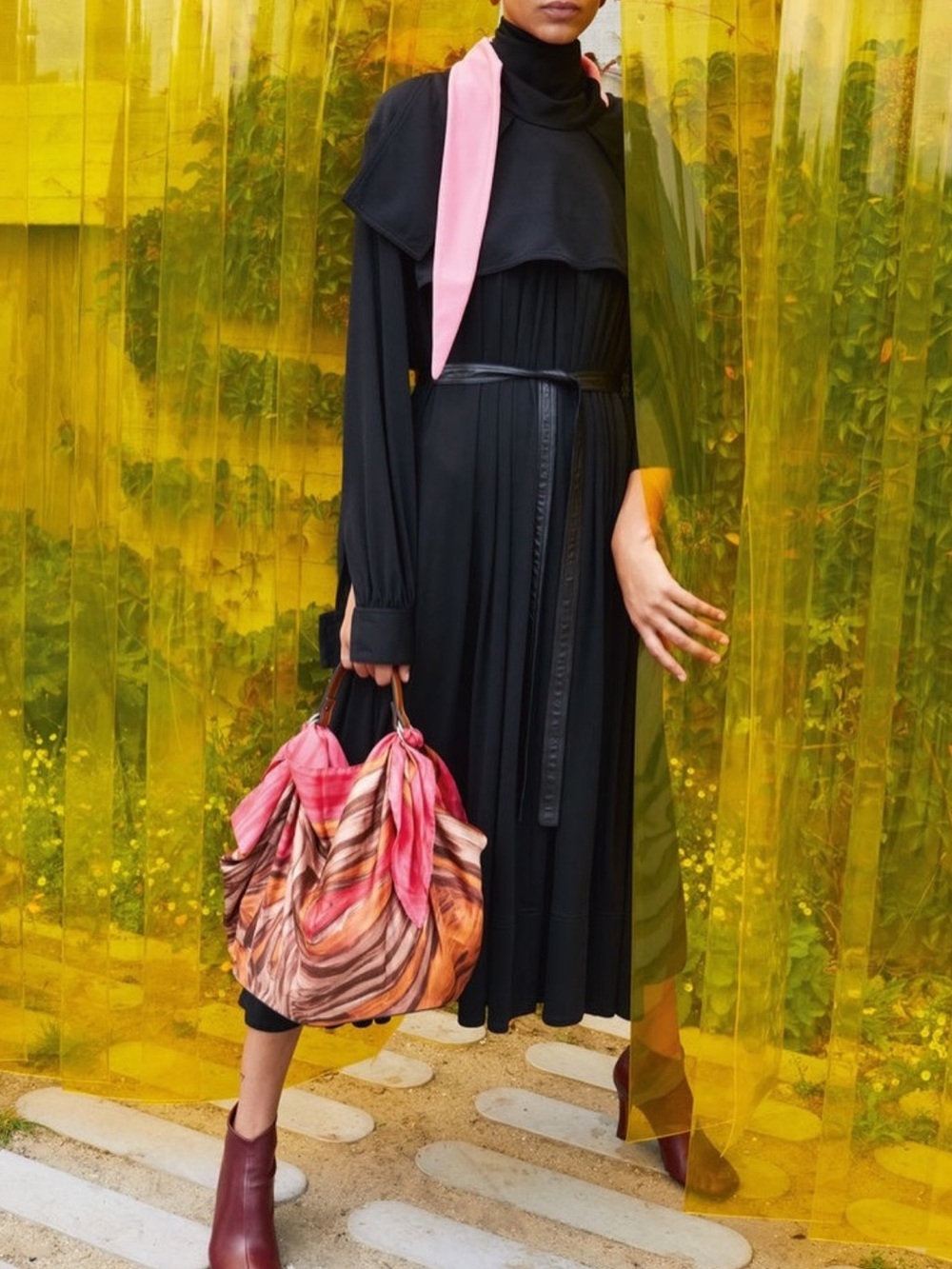 Céline Silk Scarf Bag